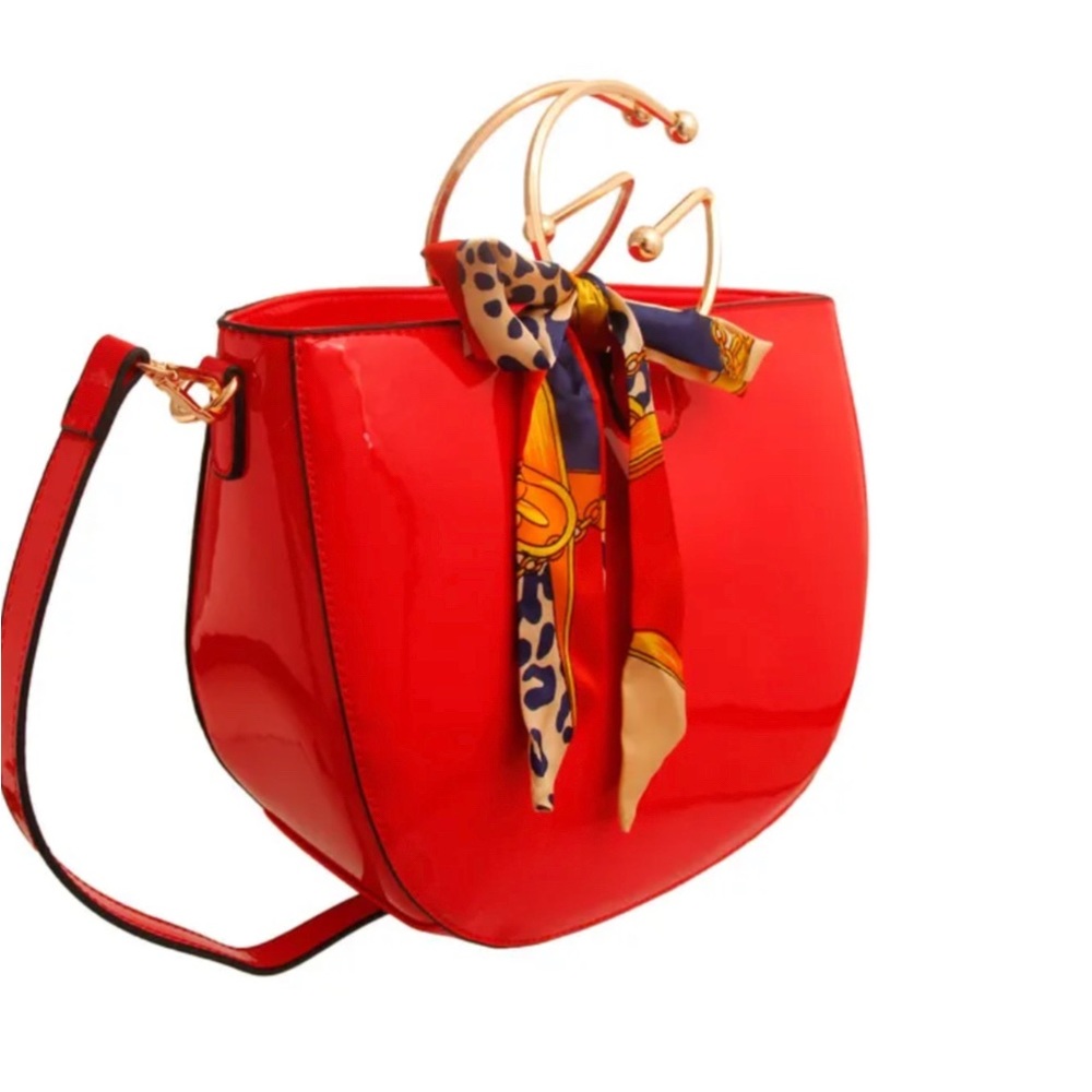 Red Vintage Handbag Set